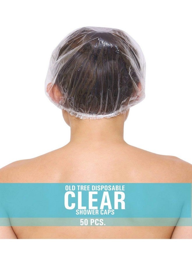 Old Tree غطاء دش شجرة قديمة (عبوة من 50) أغطية دش قابلة لإعادة الاستخدام ومقاومة للماء للنساء والرجال - جودة ممتازة لغطاء الحمام | حماية الشعر | مناسب للفنادق | السبا | صالون الاستخدام المنزلي - Image 2