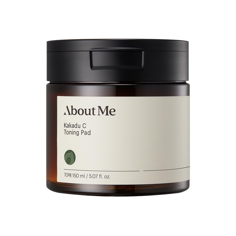 ABOUT ME Kakadu C Toning Pad KBeauty Daily Facial Treatment with Vitamin CRich Kakadu Plum Extract DoubleTextured Exfoliating  Conditioning Pads 70 pads