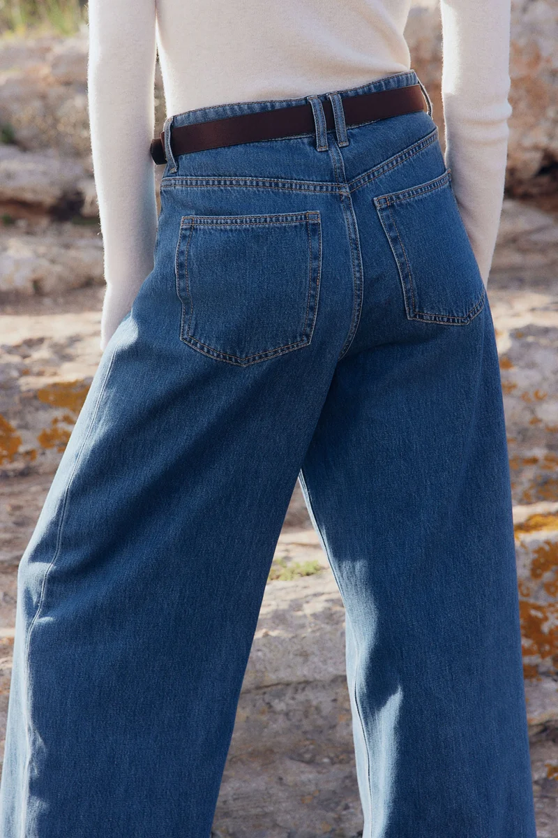 H&M Wide High Jeans