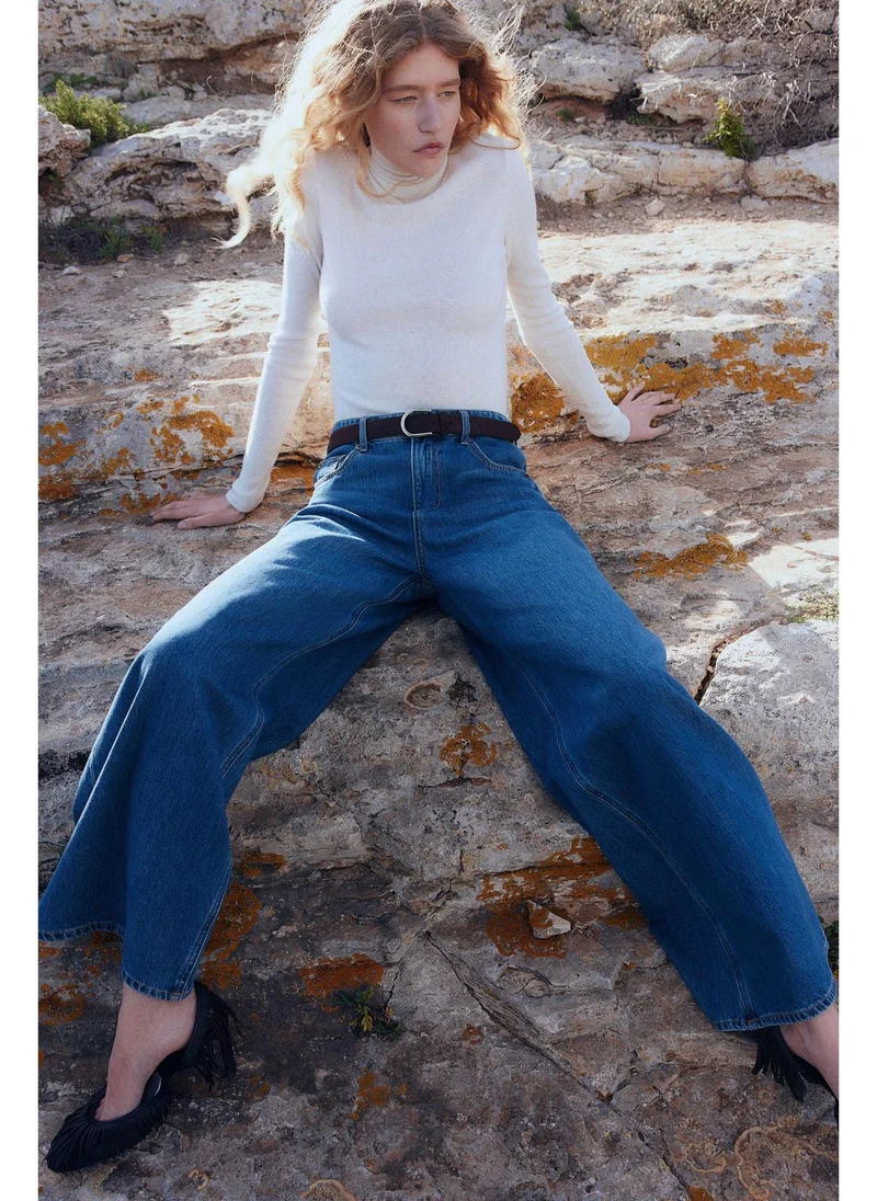 H&M Wide High Jeans