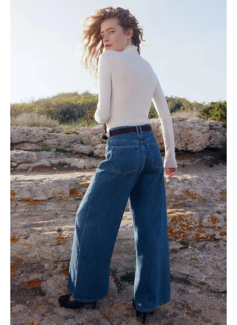 H&M Wide High Jeans