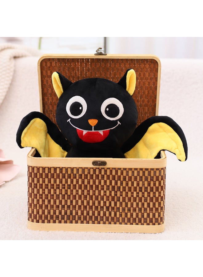Loquat Cartoon Little Devil Bat Doll  Gift Children Doll Party Funny Plush Toy-Specifications:42cm-0.45kg-Color:Black Bat - Image 3