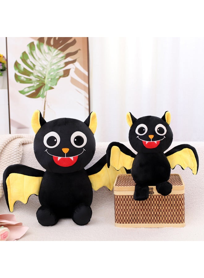 Loquat Cartoon Little Devil Bat Doll  Gift Children Doll Party Funny Plush Toy-Specifications:42cm-0.45kg-Color:Black Bat - Image 2