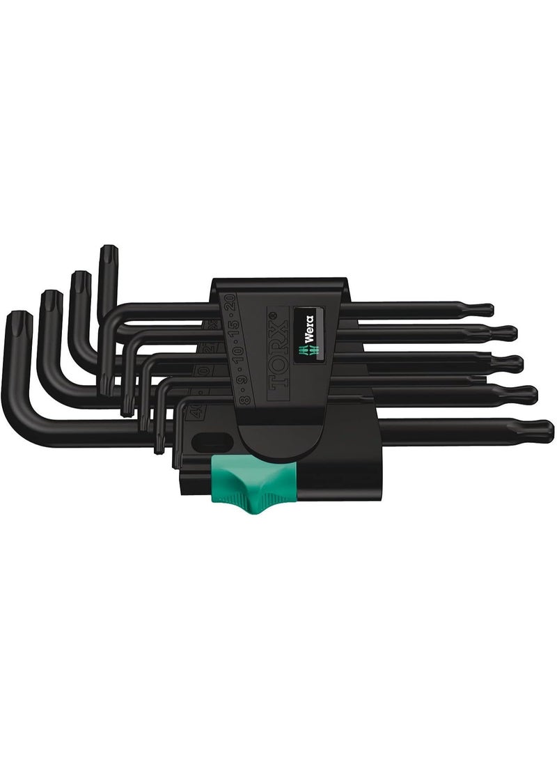مجموعة مفاتيح Wera Torx L، Blacklaser، 967 Pkl/9