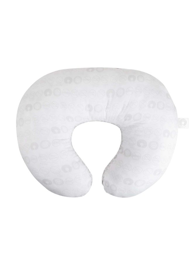 boppy - Nursing Pillow   Bare Naked Breastfeeding and Bottle Feeding  Propping Baby  Tummy Time  Sitting Support Pillow Only - Image 1