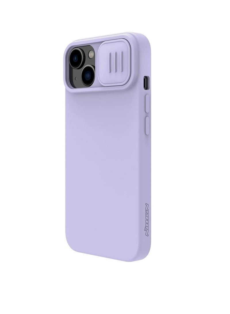 Nillkin CamShield Silky Silicone Case For iphone 14 Plus - Purple  - Image 2
