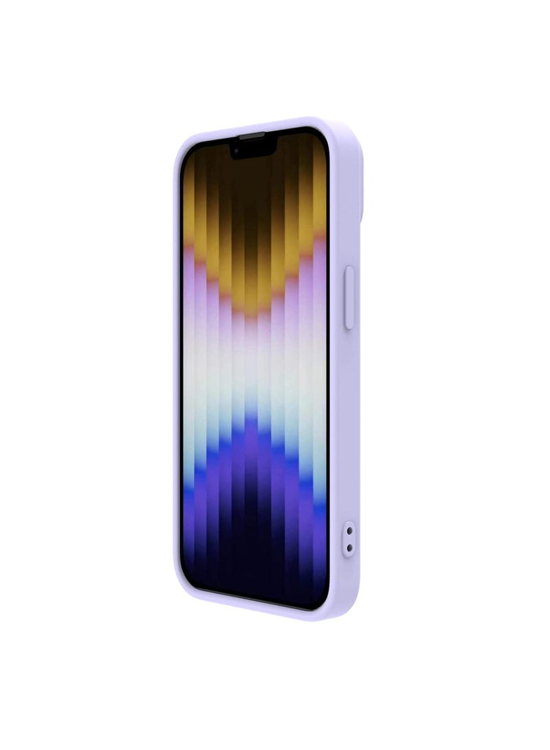 Nillkin CamShield Silky Silicone Case For iphone 14 Plus - Purple  - Image 3