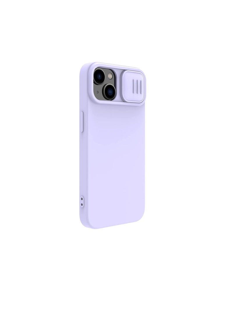 Nillkin CamShield Silky Silicone Case For iphone 14 Plus - Purple  - Image 4