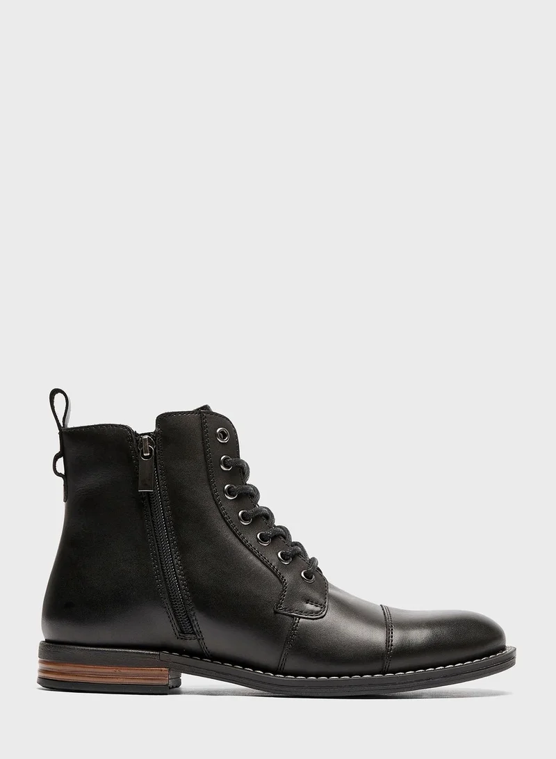 لي كوبر Formal Lace Up Boots