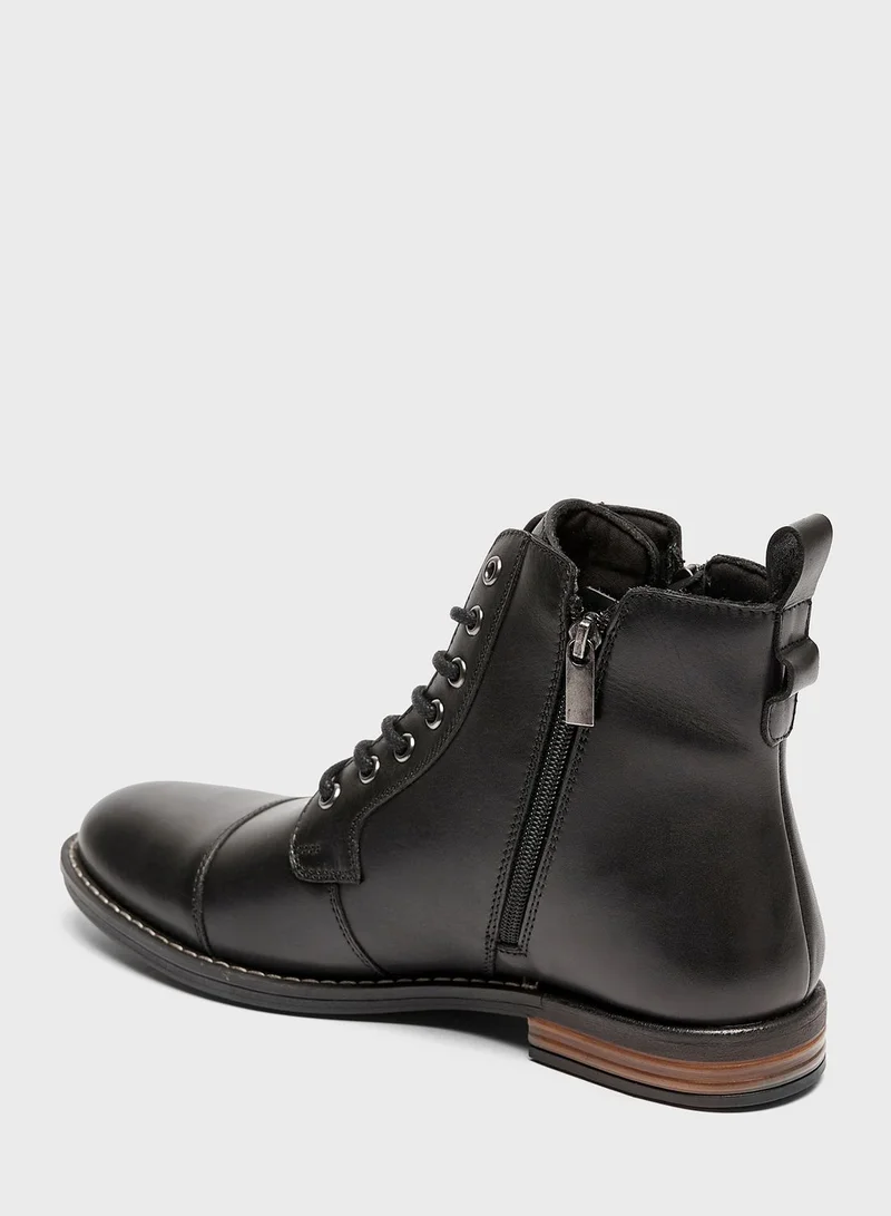 لي كوبر Formal Lace Up Boots