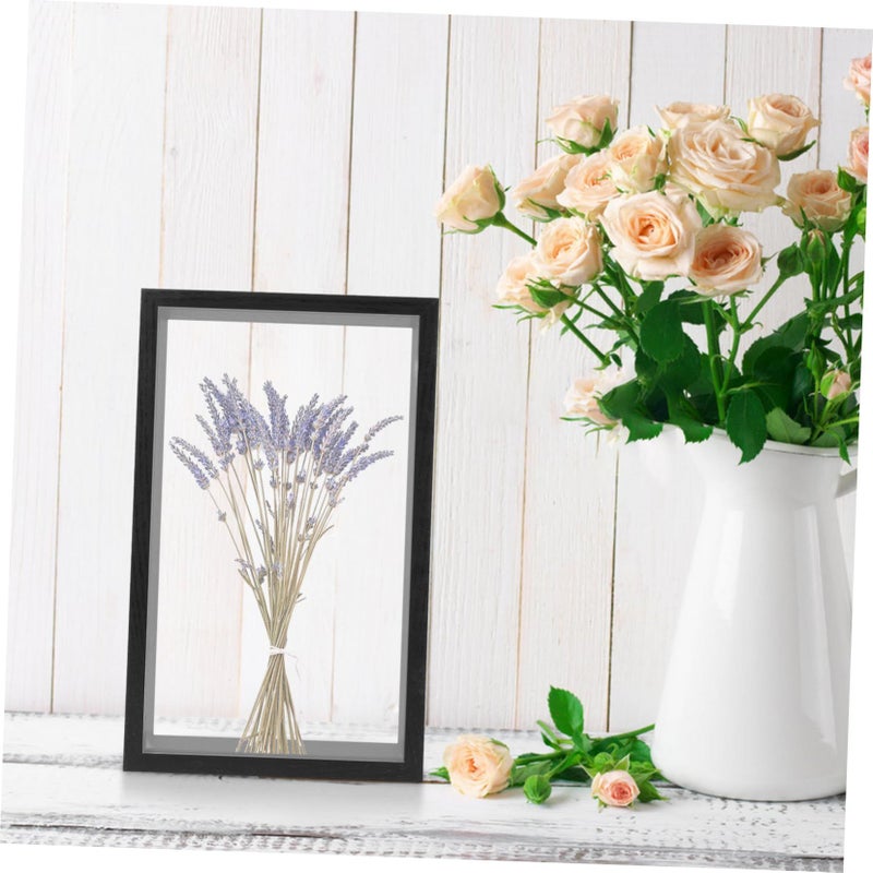 Dual Sided Floating Frame For Pressed Flowers Dried Wooden Shadow Box Home Decor - Image 3
