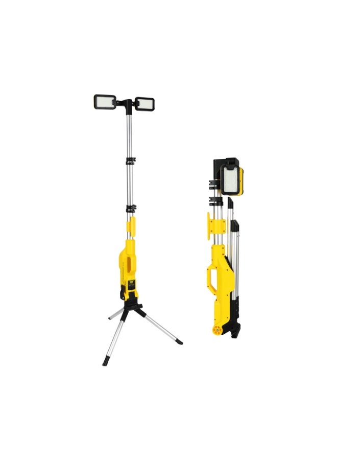 Rechargeable Cordless LED Work Light with Stand 8000 Lumen Portable LED Portable Job Site Lighting Dimmable Led Work Light for indoor/outdoor Lighting - Image 1