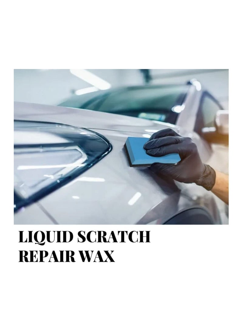 SYOSI Automotive Scratch Repair Waxes, Car Paint Scratch Repair Agent, Care Grinding Polishing Restorer Liquid, Easily Repair Paint, Minor Scrapes Quickly Remover, Polish Paint Restorer(with Sponge) - Image 2