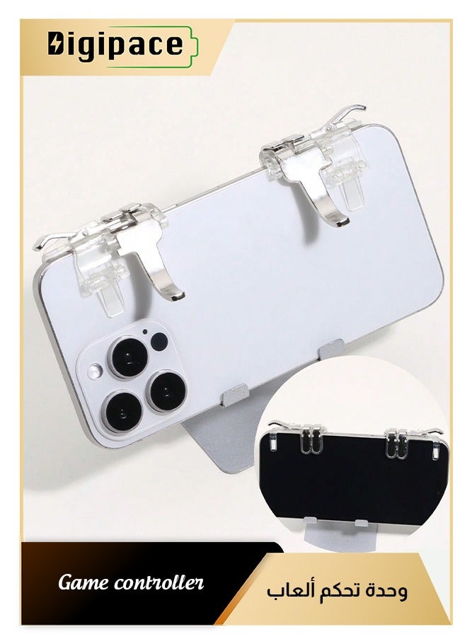 Digipace Cell Phone Gaming Triggers，game handle，Game Controller ，Compatible with PUBG Mobile/Knives Out/Call of Duty Mobile, Phone Triggers for Gaming with Sensitive Shoot and Aim - Image 1