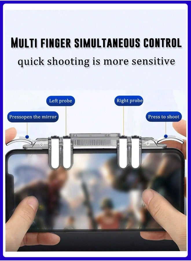 Digipace Cell Phone Gaming Triggers，game handle，Game Controller ，Compatible with PUBG Mobile/Knives Out/Call of Duty Mobile, Phone Triggers for Gaming with Sensitive Shoot and Aim - Image 3