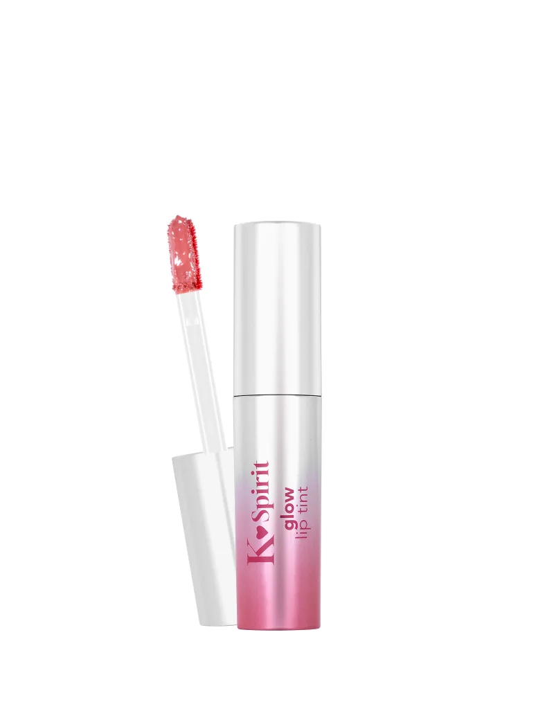فلورمار K-Spirit Glow Lip Tint – 004 Peach Fizz – Lightweight Glow Tint, Comfortable Wear, Soft Glossy Finish