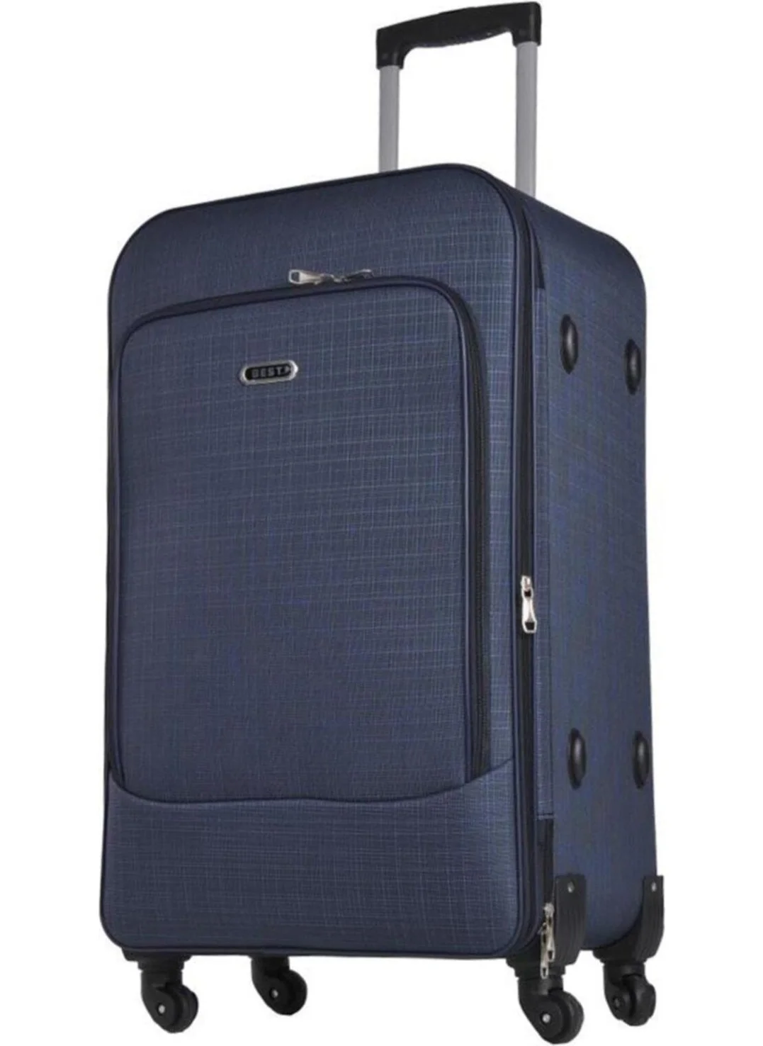 Esbuik Reymond Large Size Fabric Suitcase Navy Blue 1061