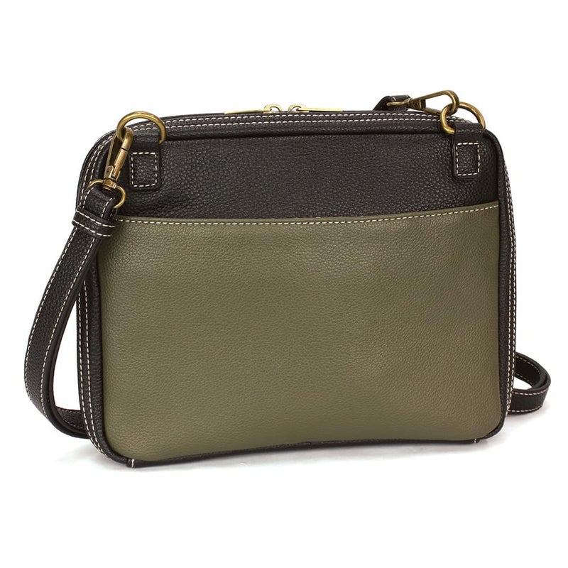 CHALA Companion Organizer Crossbody with Adjustable Strap and Built-In Wallet - Big Foot - olive - Image 2