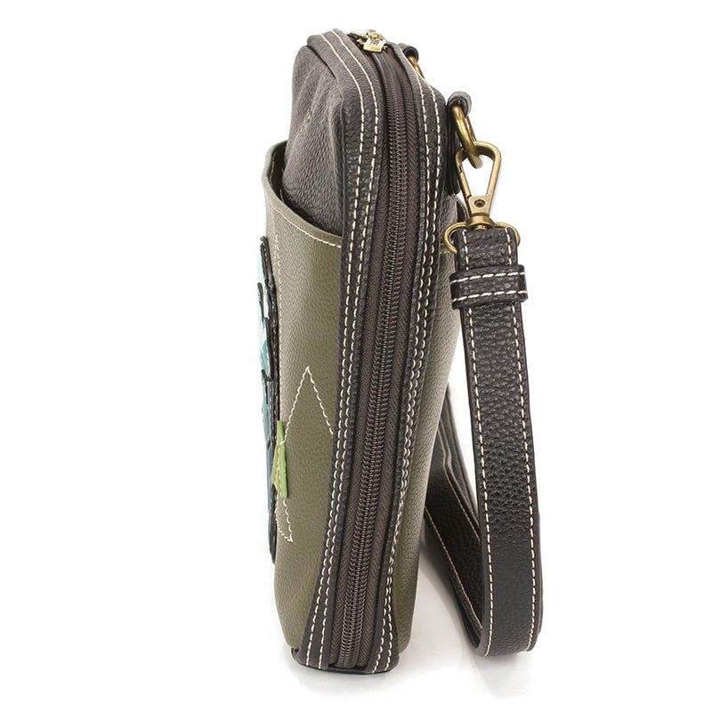CHALA Companion Organizer Crossbody with Adjustable Strap and Built-In Wallet - Big Foot - olive - Image 3