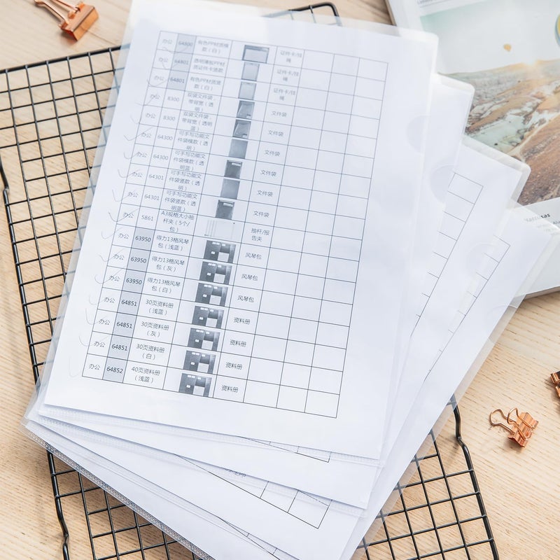 Deli Report File, A4 Size, Transparent - Image 5
