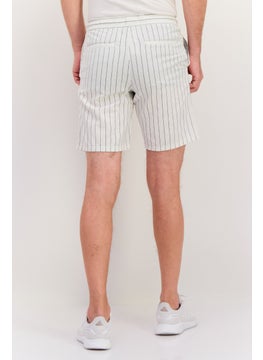 Men Stripe Basic Shorts, White - pzsku/ZB4CB5C8E22A105DBB55AZ/45/_/1738160561/b7c21f39-2f9f-423c-b506-f01142e5e21d