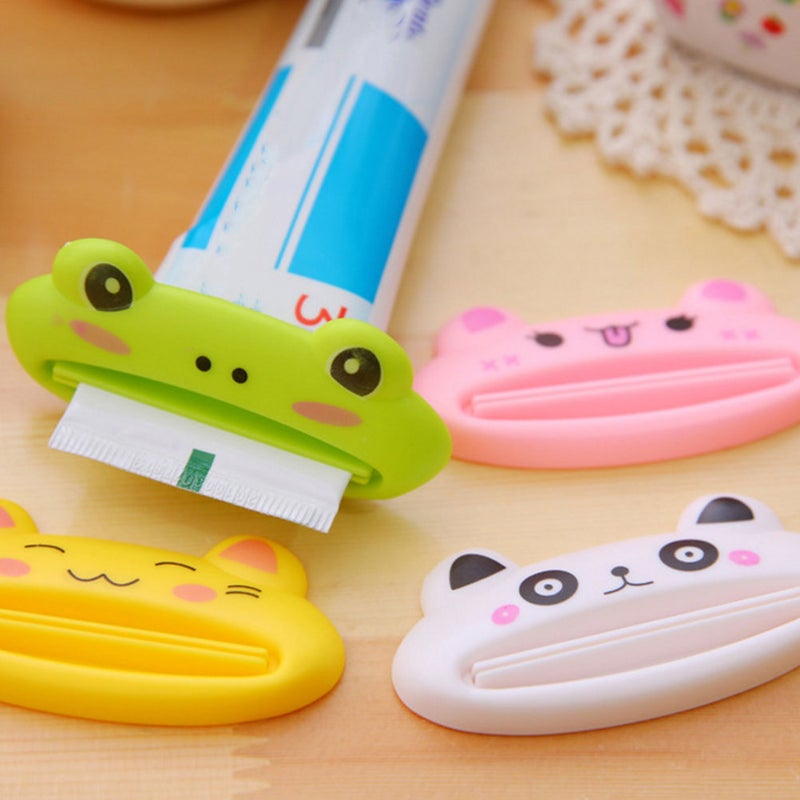 15pcs Cartoon Toothpaste Squeezer Animal Pattern Tube Dispenser Bathroom Accessories (Random Pattern) - Image 5