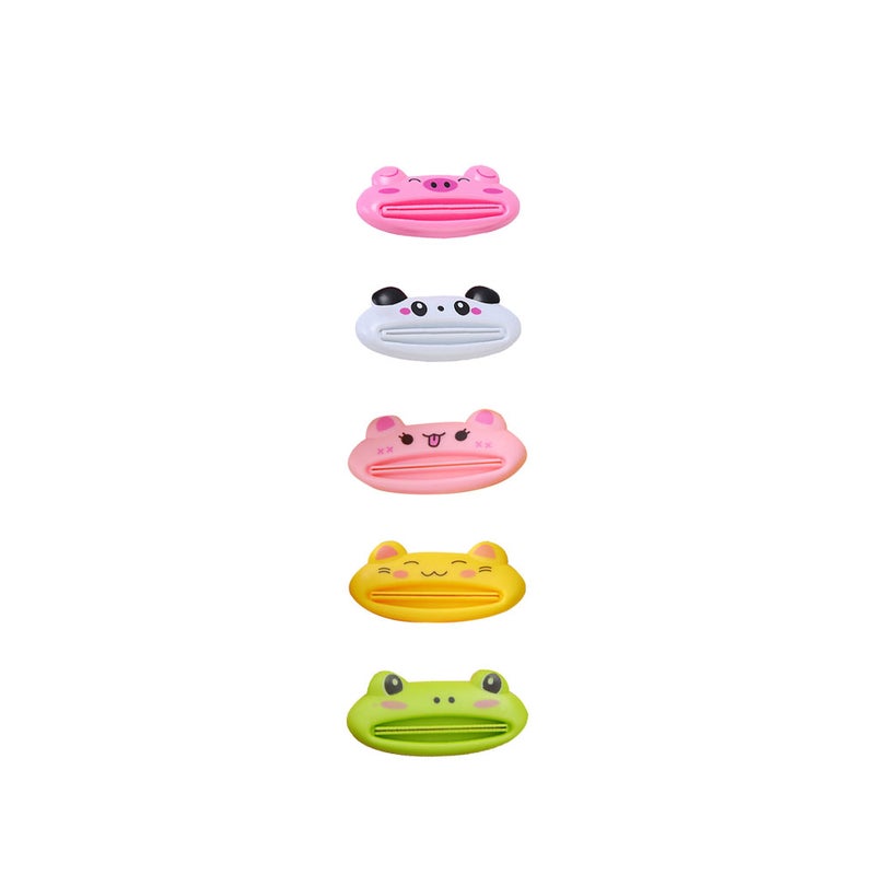 15pcs Cartoon Toothpaste Squeezer Animal Pattern Tube Dispenser Bathroom Accessories (Random Pattern) - Image 3