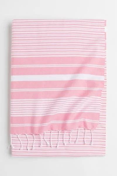 Mulberry Maryon Peshtemal 100% Cotton Bath Towel Pink