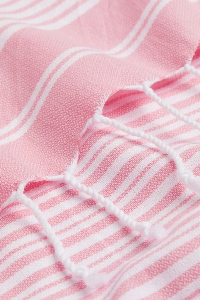 Mulberry Maryon Peshtemal 100% Cotton Bath Towel Pink