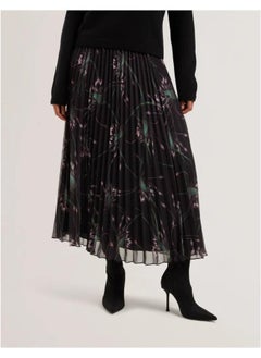 Ted Baker Printed Pleated High Waist Skirt  - Image 1