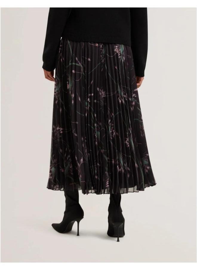 Ted Baker Printed Pleated High Waist Skirt  - Image 2