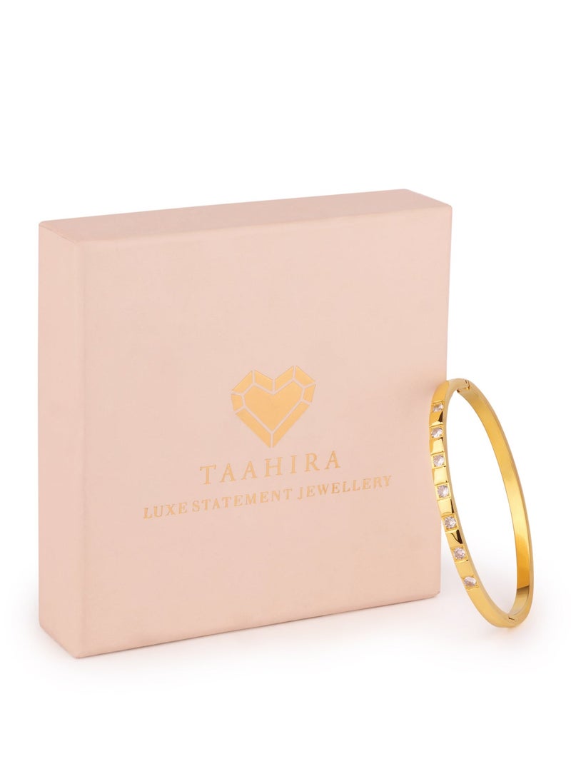 TAAHIRA سوار بغل مع مشبك زيركون - Image 4
