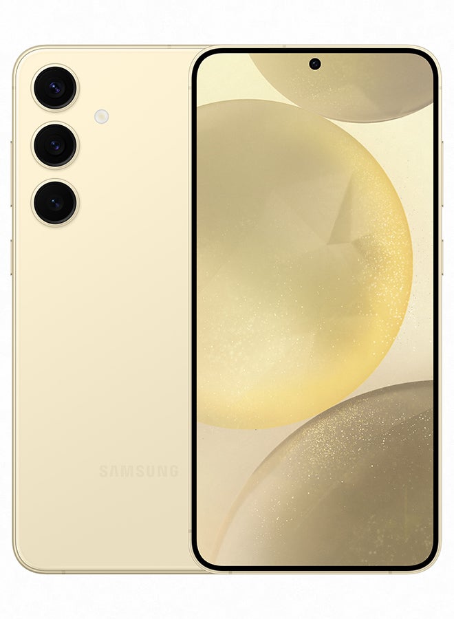 سامسونج جالاكسي S24 بلس ثنائي الشريحة، أصفر كهرماني، 12 جيجابايت رام، 512 جيجابايت، 5G - إصدار عالمي - Image 1