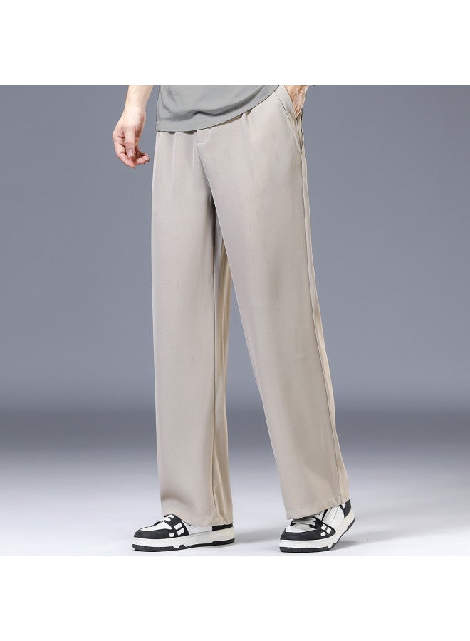 FOLUNSI Comfort & Casual】men's Slim-fit Stretch Chino Pants - Minimalist Straight-leg Trousers With Flowy Drape & Versatile Style - Image 4