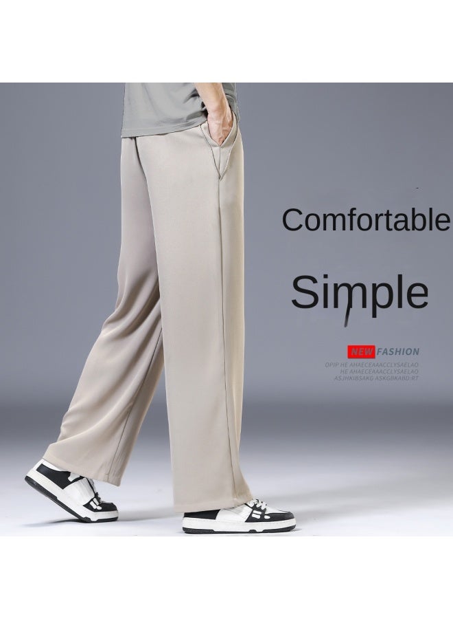 FOLUNSI Comfort & Casual】men's Slim-fit Stretch Chino Pants - Minimalist Straight-leg Trousers With Flowy Drape & Versatile Style - Image 2