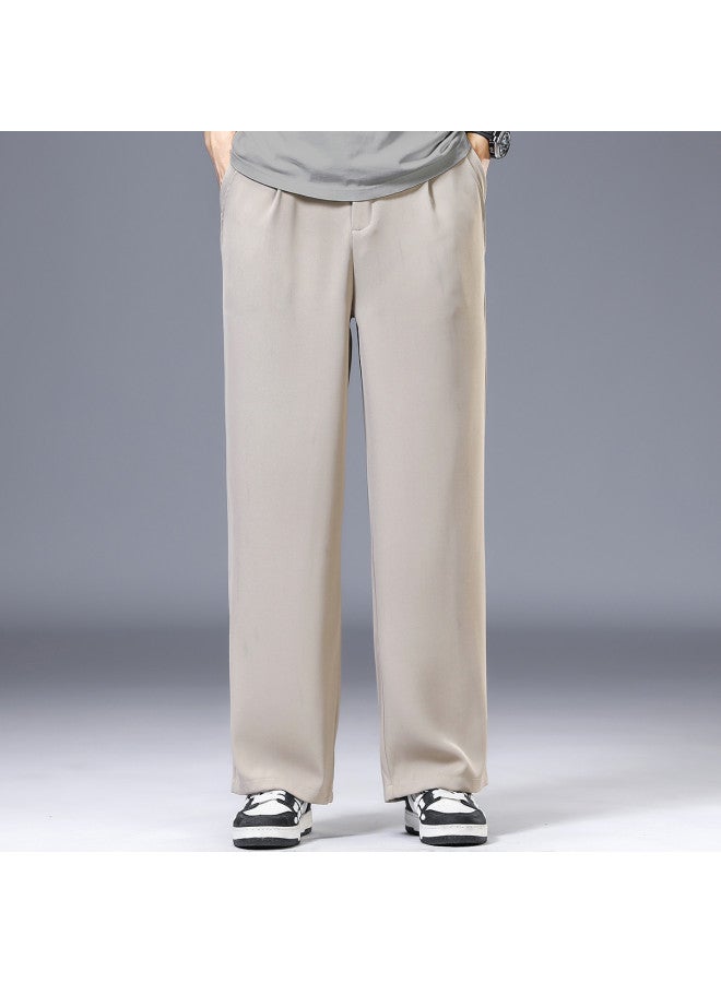 FOLUNSI Comfort & Casual】men's Slim-fit Stretch Chino Pants - Minimalist Straight-leg Trousers With Flowy Drape & Versatile Style - Image 3