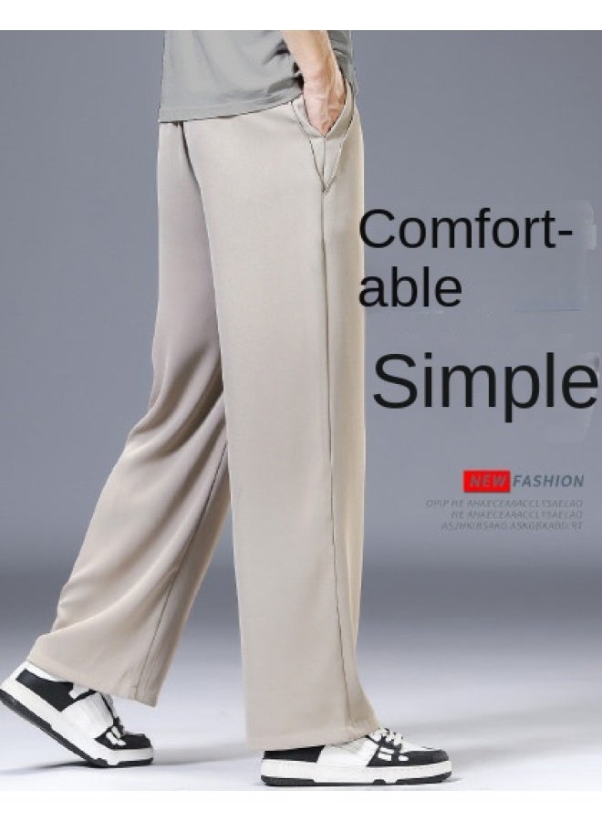 FOLUNSI Comfort & Casual】men's Slim-fit Stretch Chino Pants - Minimalist Straight-leg Trousers With Flowy Drape & Versatile Style - Image 1