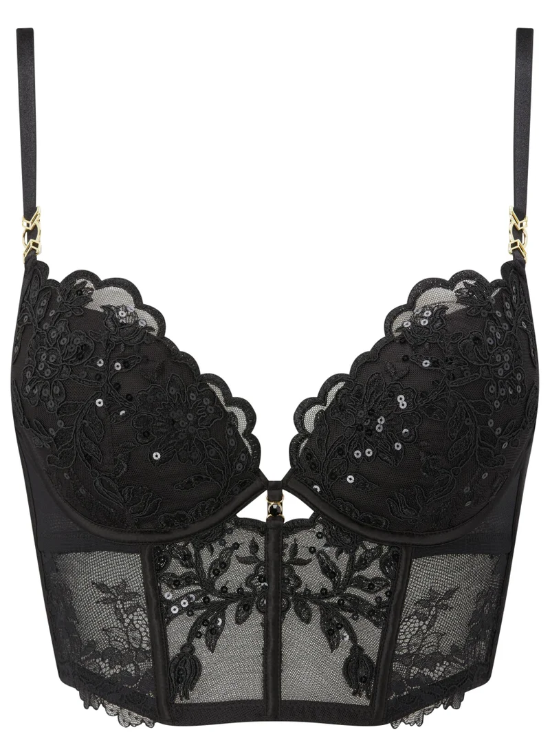Ann Summers Ann Summers Icon Padded Corset Bustier Black