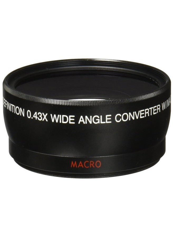 Vivitar á 4358W 0.43X 58mm Wide Angle Lens,Black - Image 1