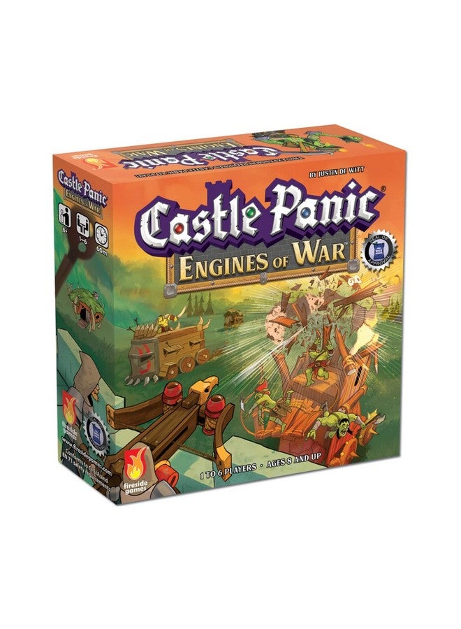 Fireside Games Engines of War ⎸Castle Panic Expansion ⎸Board Game for Adults and Family ⎸Cooperative Board Game ⎸Ages 8+ ⎸for 1 to 6 Players - Image 1