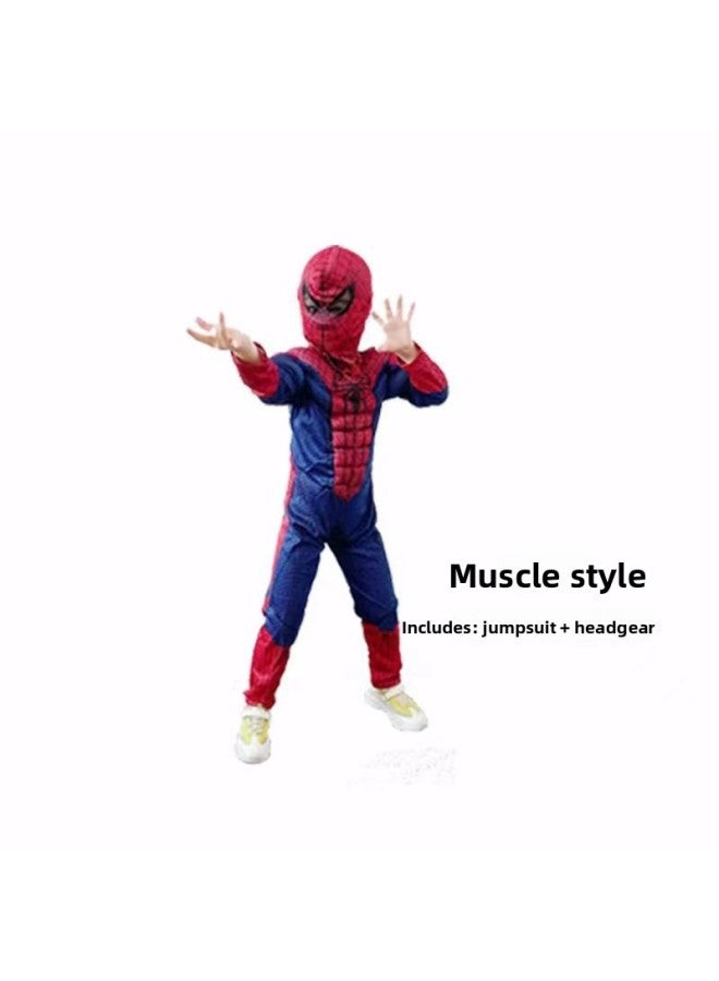 Halloween Costume for Baby and Kid A spider + hood Size:L Pretend Play Suit Halloween Dress up Party costume for girls and boys - Image 1