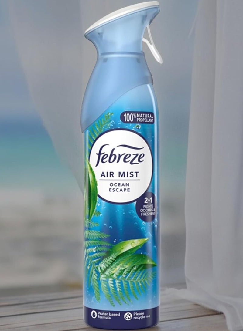 febreze Air Mist Lenor Ocean Escape Air Freshener 185ml - Image 1