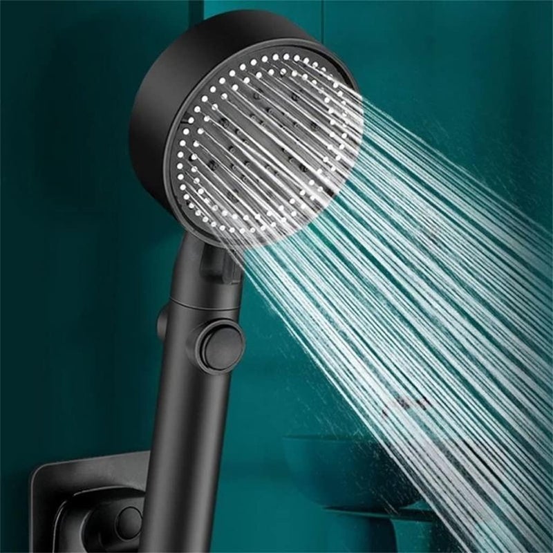 Fort Gift Hydro-Jet Turbo Shower Head Premium Water Saving Technology, Micron Filter for Smooth Skin, Convenient On/Off Button, 360° & 6 Ms Swivel Head - Generic - Image 2
