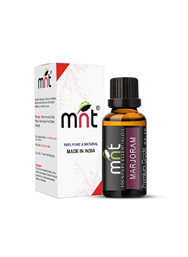 MNT Marjoram Essential Oil 100% Pure l & Therapeutic Grade & Aromatherapy For Skin care (15ML) - Image 1