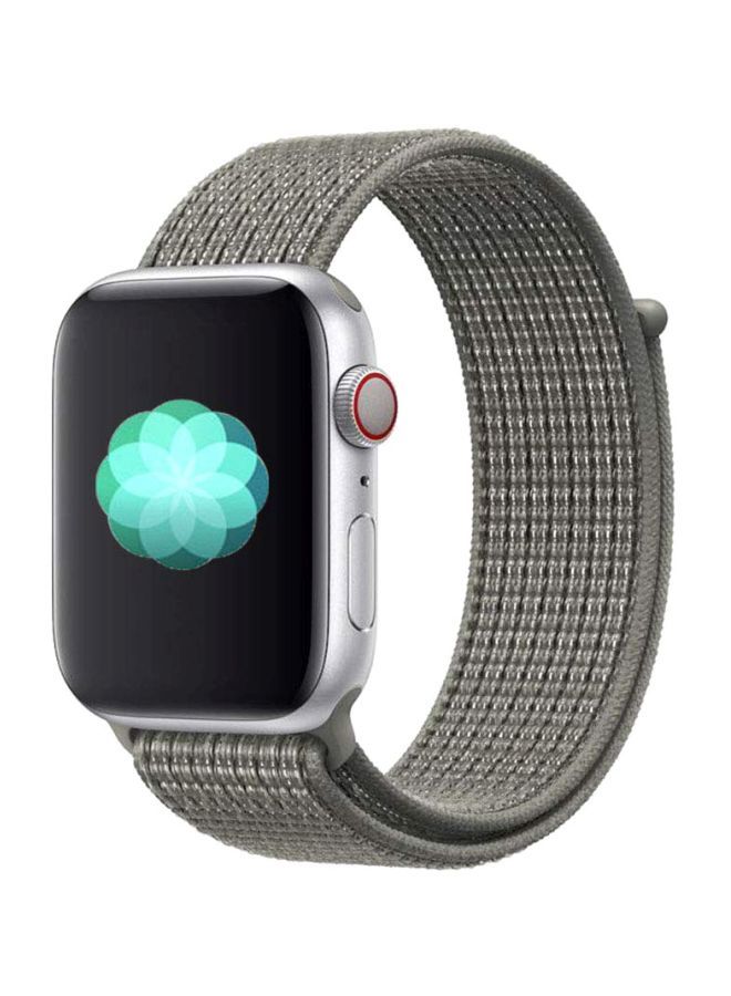 NIBEMINENT Replacement Band For Apple Watch Series 1/2/3/4 42mm/44mm Spruce Fog - Image 1