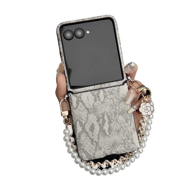 غطاء واقي، لـ Samsung Galaxy Z Flip 5، أسود باللون الأسود للهدايا للاستخدام الشخصي للاستخدام المتكرر - Image 4