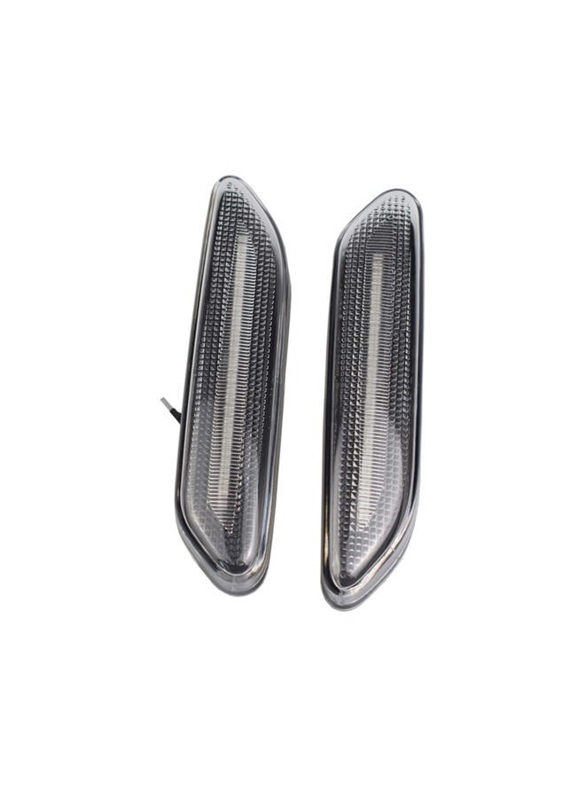 znakeauto 2X LED Front Fender Side Marker Lights Assembly Turn Signal Lamp Compatible with 2011 2012 2013 2014 2015 2016 Mini Cooper R60 R61 Countryman Paceman (Clean Lens) - Image 2
