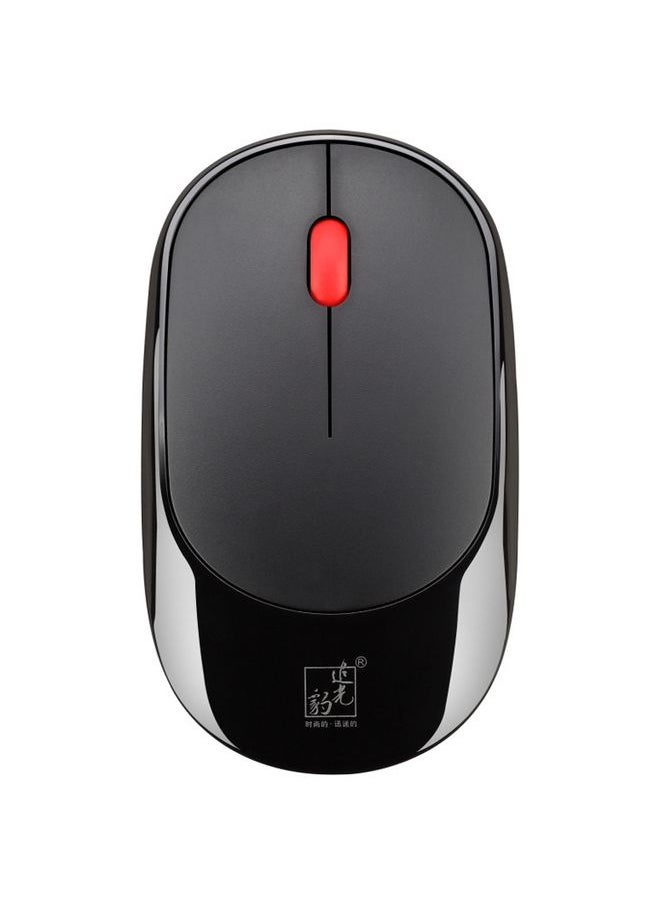 BURAQ ZGB 360 2.4G Computer Laptop Wireless Chargeable Mini Mouse 1000dpi(Black)  - Image 1