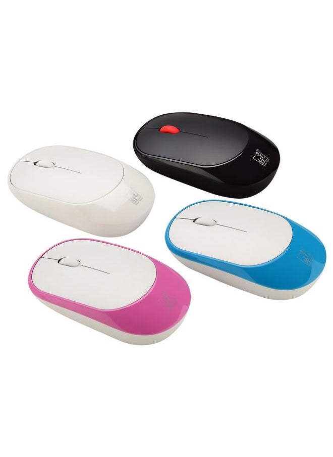 BURAQ ZGB 360 2.4G Computer Laptop Wireless Chargeable Mini Mouse 1000dpi(Black)  - Image 2