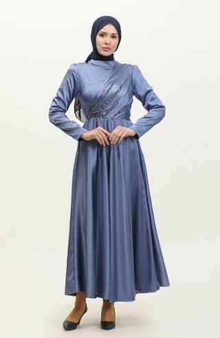 Stone Evening Dress 5762-02 Indigo - pzsku/ZB4CC88955E75DD01C44AZ/45/_/1738801462/0935ea82-8fbf-4d10-beaa-ddf53f6d67f5
